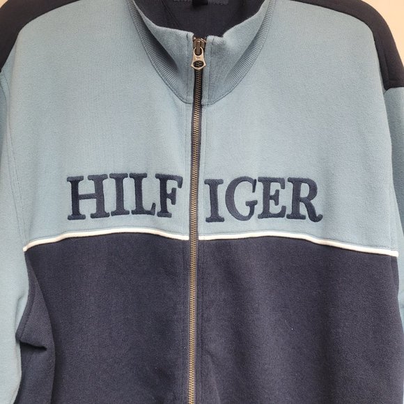 Men's Tommy Hilfiger XL zippered sweater - Picture 2 of 5